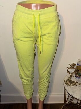 lululemon athletica Neon Yellow Drawstring Joggers
